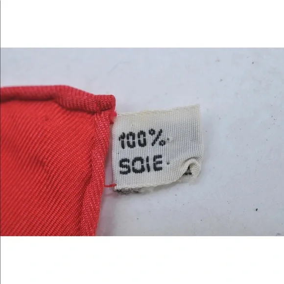 Authentic HERMES Carre 90 Scarf Carriage Motif Silk Red Fort of July colors - Picture 11 of 12